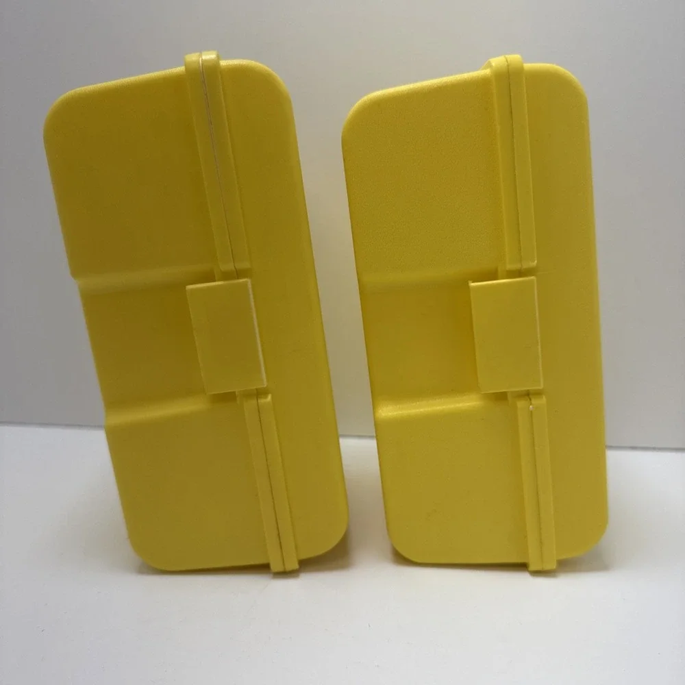 Vintage‎ Clik Cooler Outer Circle Products 1993 Set Yellow NEW Drink Holder